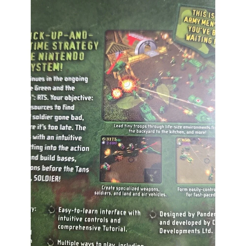 Army Men RTS (Nintendo GameCube, 2004) Complete CIB